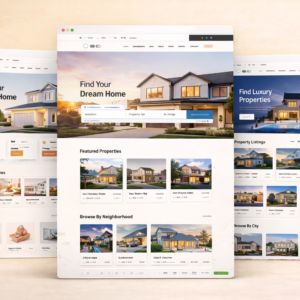 Real estate website for agents and investors