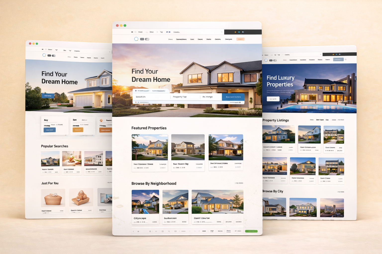 Real estate website for agents and investors
